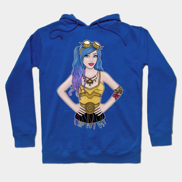 Robot girl Hoodie by Ivetastic